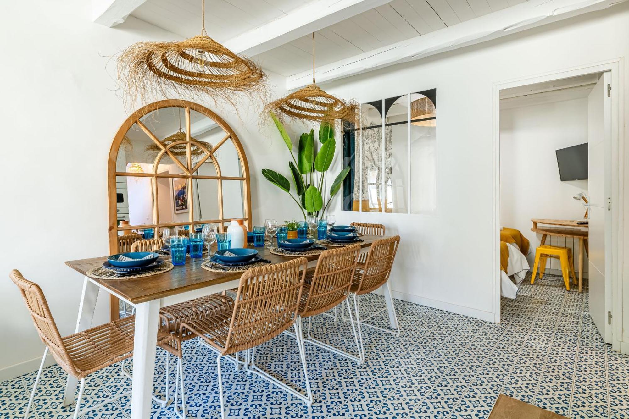 Casa Azul - Magnifique Duplex Coeur Historique 4 Chambres Avec Terrasse Vue Mer Ла-Сьота Экстерьер фото