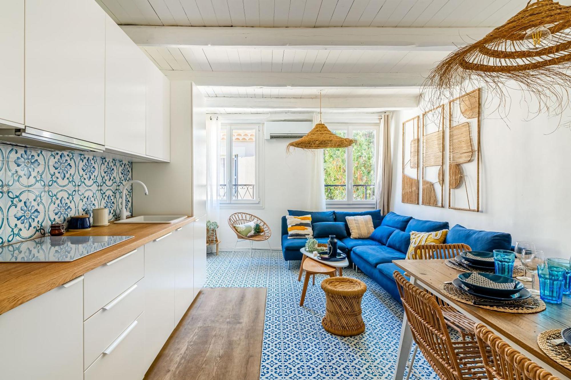 Casa Azul - Magnifique Duplex Coeur Historique 4 Chambres Avec Terrasse Vue Mer Ла-Сьота Экстерьер фото